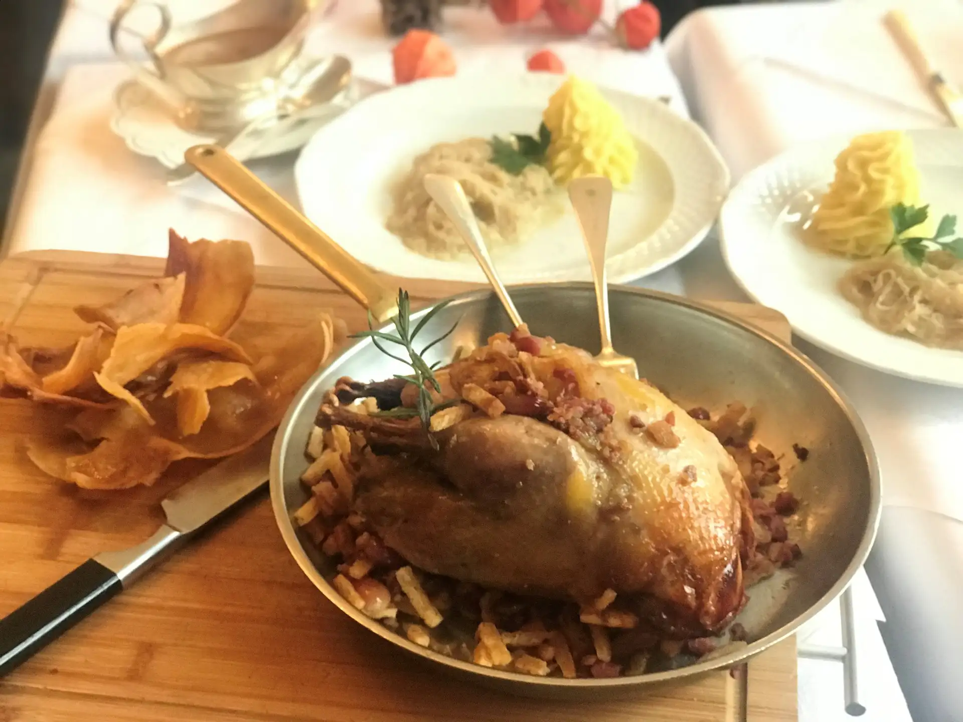 Saisonaler Fasan im Em Krützche